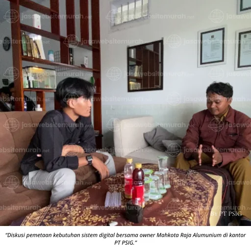 Client Mahkota Raja - dokumentasi bersama client JWM